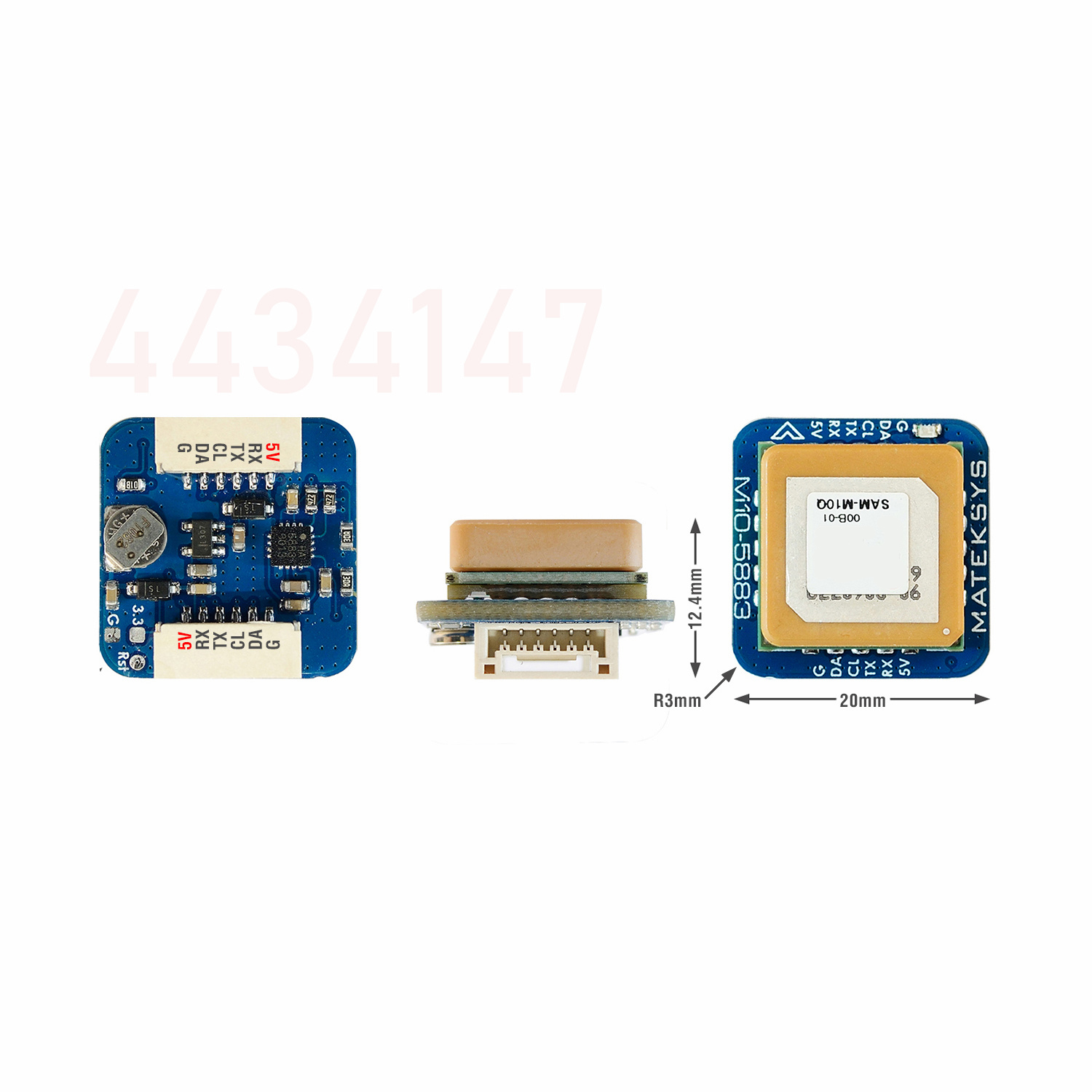 Matek Systems GNSS M10Q-5883 M - Drone Compass recension och pris